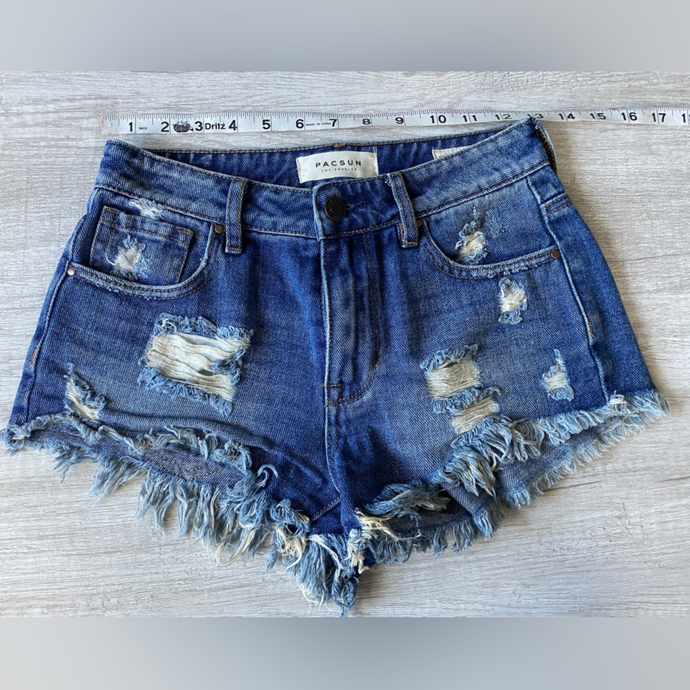 PACSUN High Rise Festival Shorts Size 23